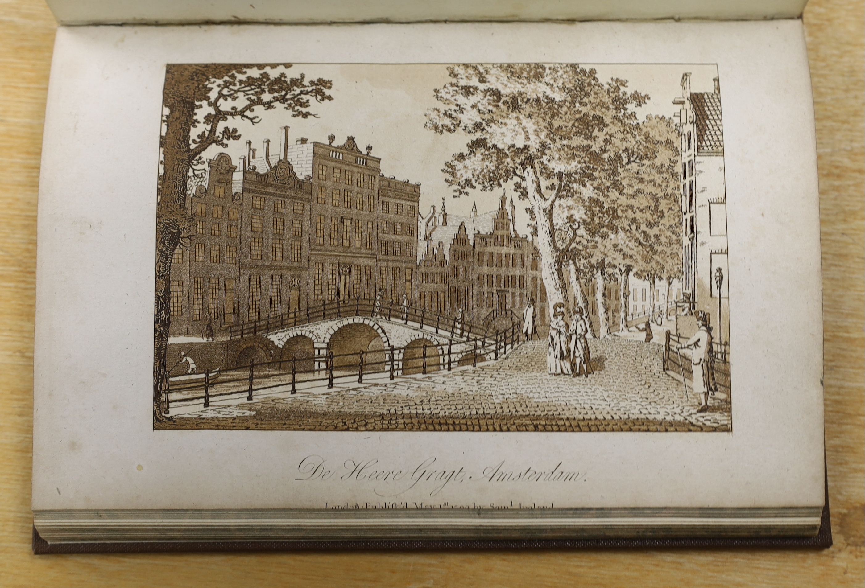Janin, Jules - Voyage de Paris a Dieppe...engraved title vignette, 5 engraved plates, 2 folded pictorial railway maps, folded plan of Dieppe; contemp. half calf and marbled boards, gilt decorated and panelled spine, marb